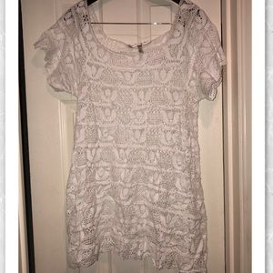 Crochet swim cover up